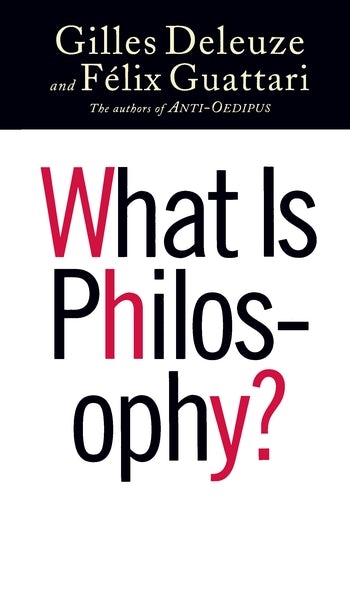 What Is Philosophy Columbia University Press