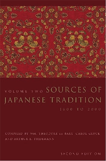 Sources of Japanese Tradition Columbia University Press