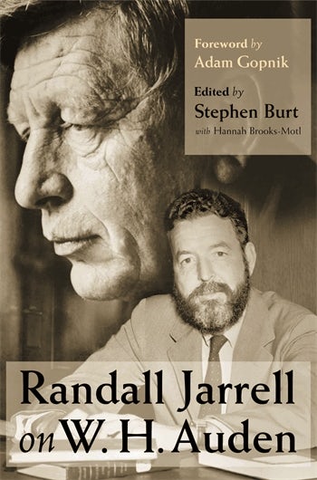 randall jarrell on w h auden columbia university press