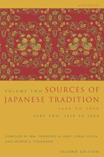 Sources of Japanese Tradition, Abridged | Columbia University Press