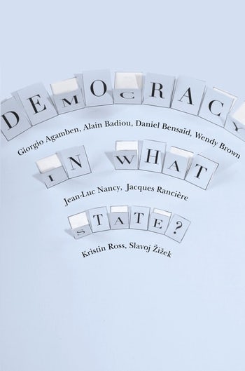 Cover to Democracy in What State?