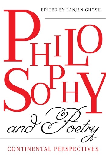 Philosophy and Poetry: Continental Perspectives Couverture du livre